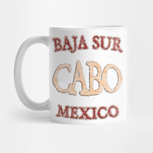 Cabo San Lucas, Baja California Sur, Mexico, Beach and Wind Rose (Two-Sided) Mug